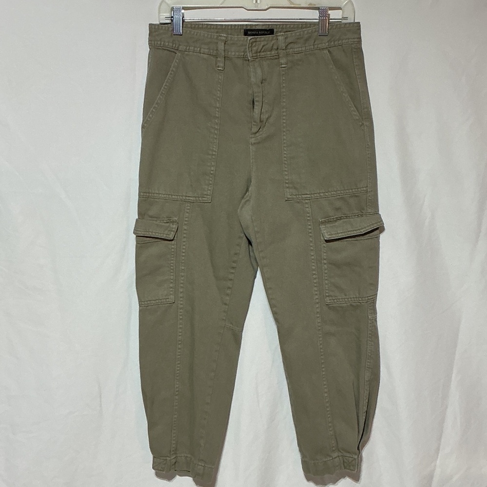 Banana Republic Womens Utility HighRise Cargo Pants Sz 4